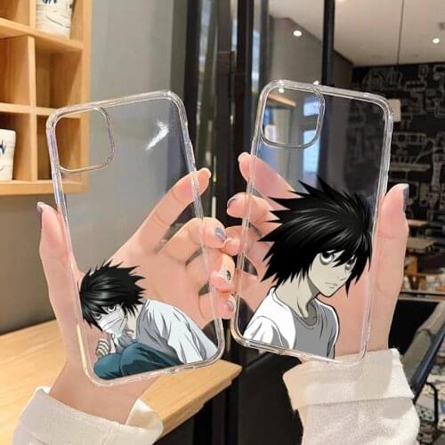 Death note Phone Case Transparent soft For iphone 5 5s 5c se 6 6s 7 8 11 12 plus mini x xs xr pro max