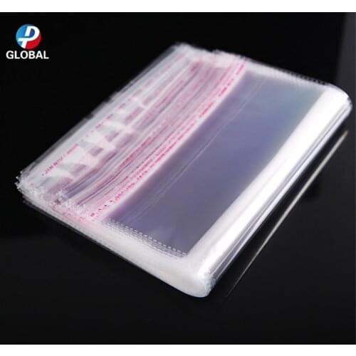 D&P 1000pcs Various Big sizes Clear Self Adhesive sealing Plastic Opp poly Cookie/Gifts Packing pouch Resealable Packaging bag