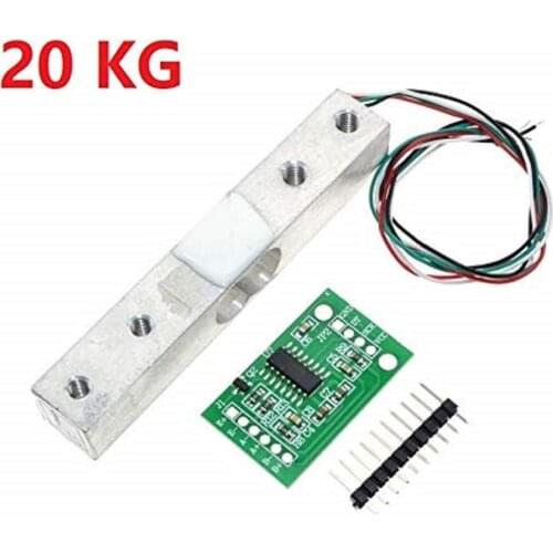 20kg Load Cell Weight Sensor and HX711 ADC Converter Breakout Module for Arduion Scale Digital Load Cell Weight Weighing