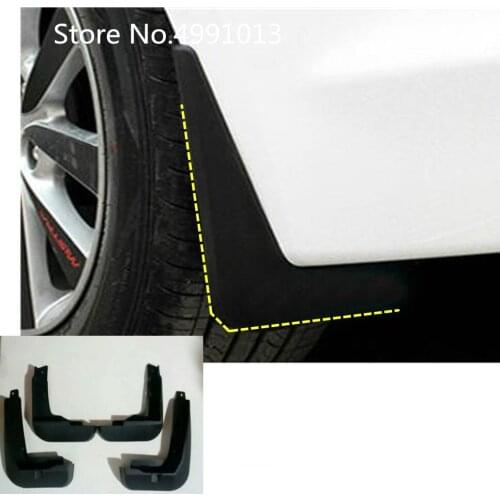 For Honda Fit Jazz 2017 2018 2019 Car Body Plastic Fender Soft Mudguard Protection Flap Splash Mud Guard Frame