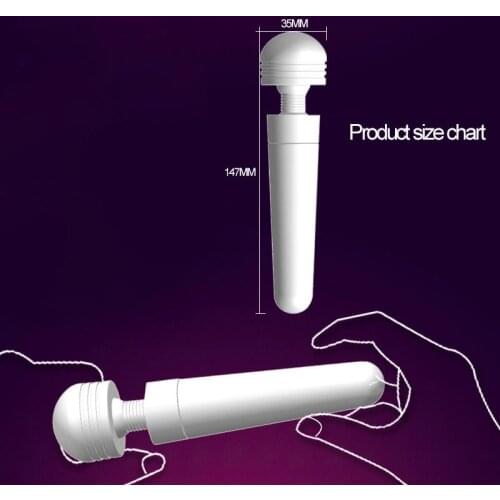 Adult Magic Wand Dildo G Spot Vibrator Sex Toys For Woman Breast Vagina Clitoris Stimulator Couples Erotic Vibrators For Women