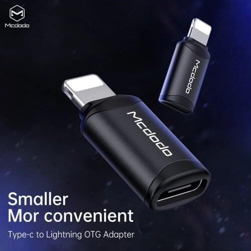 Mcdodo OTG Type C To Lightning Converter 3A Fast Charger Type C To Micro USB For Iphone Cable Android Cable