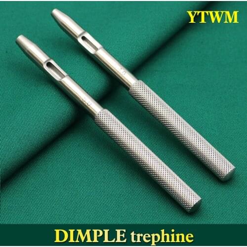 Cosmetic plastic surgery tool stainless steel facial dimple positioning shaping tool skin drill
