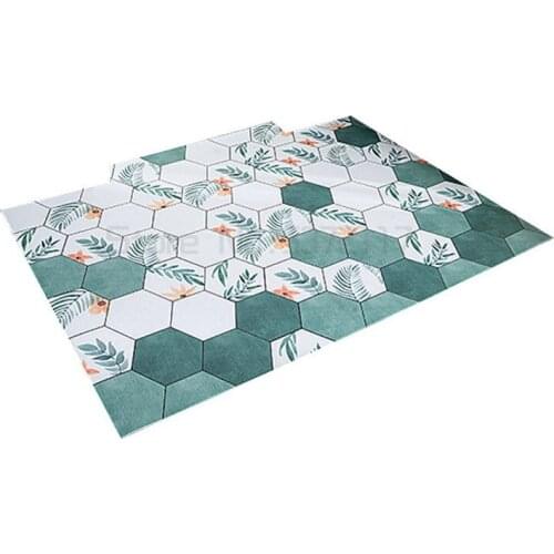 Leather floor mat entry door mat household kitchen floor mat non slip washable Door Mat Carpet