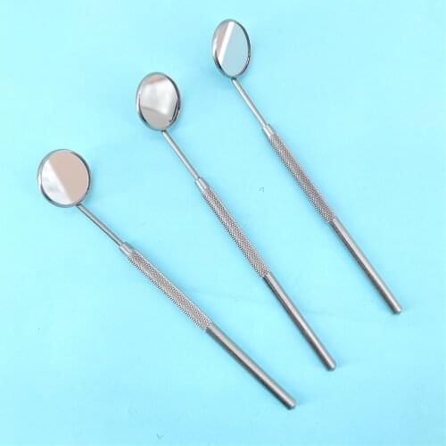 Dental Mouth Mirror Multifunction Checking Eyelash Extension Stainless Steel Teeth Whitening Clean Oral Eyelash Supplies Tools