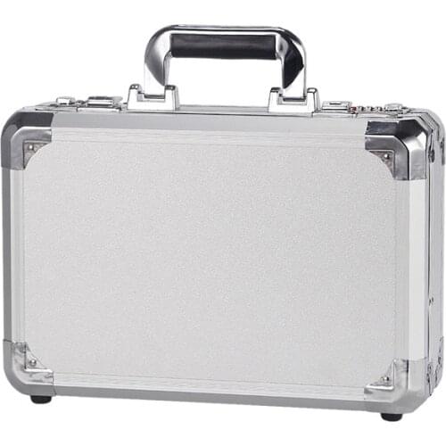 Tool Box Portable Aluminium Alloy Storage case Suitcase Travel Impact resistant safety Instrument case with pre-cut foam lining
