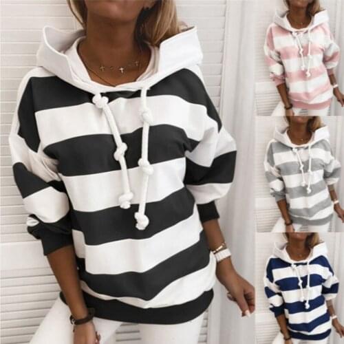 2020 New Hot style Autumn long-sleeved autumn stripes ladies thin sweater womens tops fashion warm