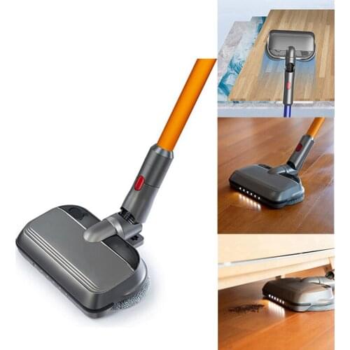 2021New Electric Wet Dry Mopping Head For Dyson Replaceable Parts With Water Tank Mop Pads & Led Lights
