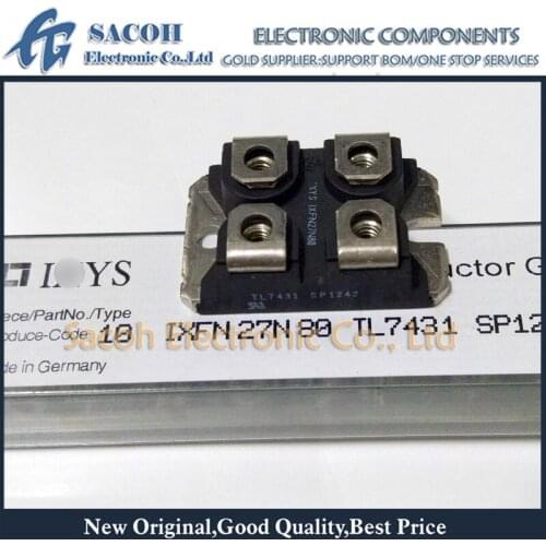 Free Shipping 1Pcs IXFN27N80 IXFN27N80Q IXFN25N80 SOT-227B 27A 800V HiPerFET Power MOSFETs