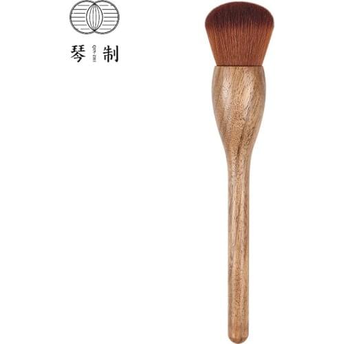 QINZHI Professional Handmade Make Up Brush B45 Creamy Blush Foundation Brush Soft Synthetic Fiber Makeup Brushes