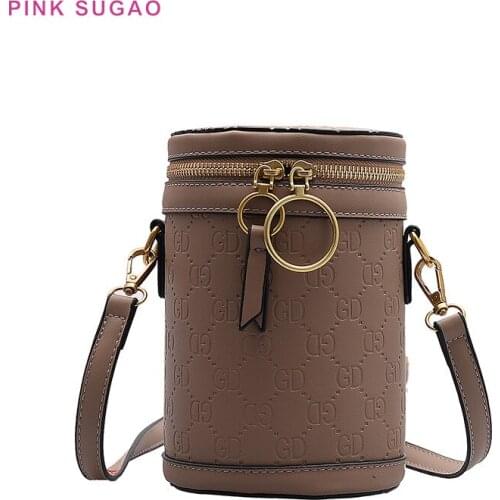 Pink Sugao luxury handbags women bags designer 2019 fashion shoulder bag crossbody bags for women leather bucket purses handbags