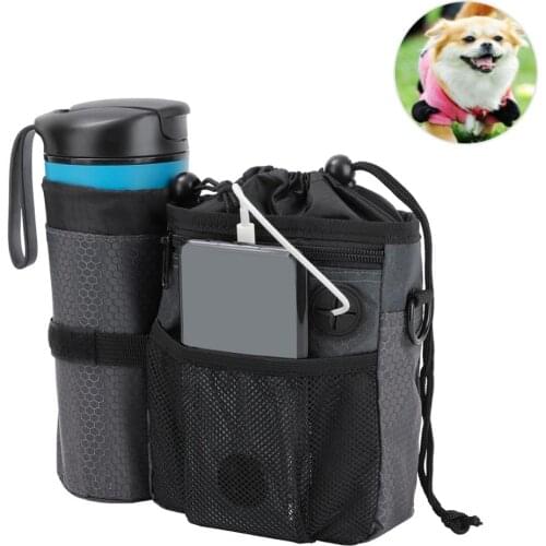 Pet Training Bag Outdoor Dog Feed Pocket Portable Treat Snack Bait Dogs Training Treat Bags Detachable Pup Puppy Snack Waist Bag
