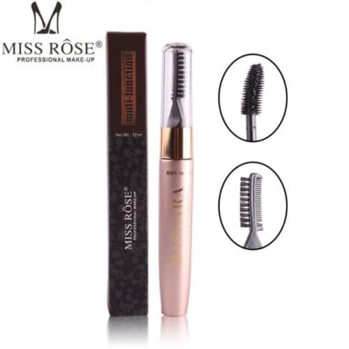 MISS ROSE Waterproof Multifunctional Mascara Naturally curling and non-knotting mascara