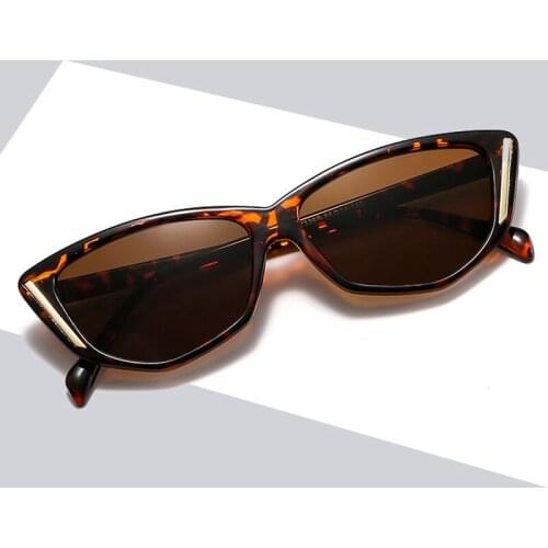 Polygom Cat Eye Women Men Sunglasses Rose Red Green Lens UV400 Eye Protection Girl Sexy Ladies Fashion Outdoor Eyewear