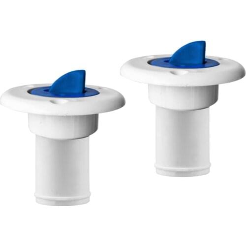 1.5 Inch (38 Mm) Boat Deck Filler With Keyless Cap 4 Pieces Of Marine Nylon Hardware