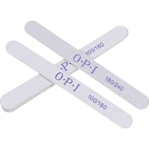 10Pcs Wood Nail File Professional Nail Art Sanding Buffer Files 180/240 Double Side Prof Grey Sanding Nail Files For Manicure