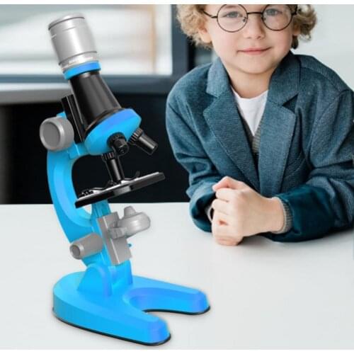 1200X Portable Biological Experiment Microscope School Science Educational Intelligence Toys Professional Test Experimental Set