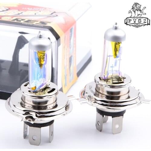 2Pcs H4 12V 60/55W P43T Halogen Bulb 3000k Golden Yellow Car HeadLight Quartz Glass h4 9003 60w 55w High Low Beam Halogen Lamp