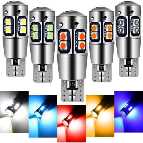 2x T10 W5W 194 168 No Error LED Interior Light Bulb for BMW E60 E90 Peugeot 307 Mini Cooper R56 Seat leon 2 Reading Trunk Lamp