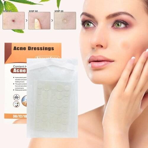 36 Pcs/Set Skin Tag Remover Pimple Acne Patches Treatment Invisible Acne Stickers Patch Skin Acne Invisible Skin Care Tools
