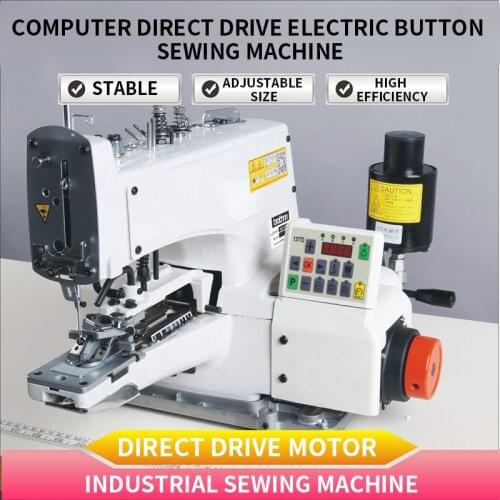 373D Computer Direct Drive Electric Button Attaching Machine, Socks Binding Machine, Industrial Sewing Machine