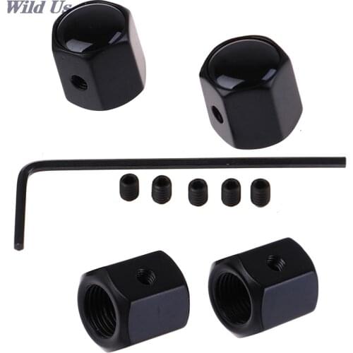 4Pcs/set Universal Aluminium Alloy Car Wheel Tire Valve Cap Anti-theft Valve Cover
