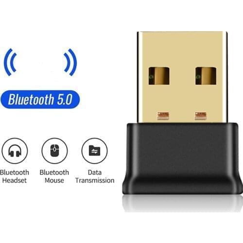 Kebidumei USB Bluetooth 5.0 Adapter Receiver Wireless Bluethooth Dongle Music Mini Bluetooth Transmitter For PC Computer