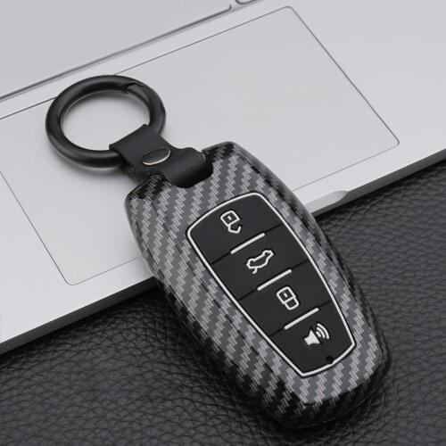 Carbon Fiber Car key Cover Case For Great Wall Haval H6 Coupe H7 H8 H4 H9 GMW F5 F7 H1 H2 H2S 2015 2016 2017 2018 Accessories