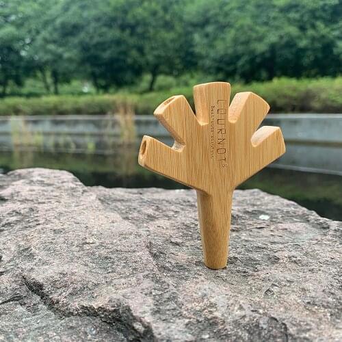 COURNOT 86MM Level Five Bamboo Cigar Cigarette Holder for Supernatural Cones Bamboo Tobacco Hand Pipes For King Rolling Paper