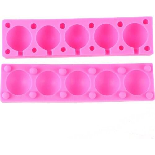 Hot small planet 3D lollipop Silicone Mold chocolate Fondant moulds baking DIY cake Decorating Tools T0459