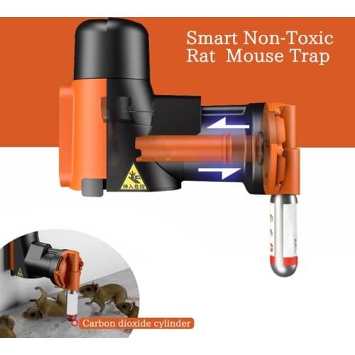 Intelligent Automatic Humane Non-Toxic Rat and Mouse Trap Kit Rat Mouse Multi-catch Trap Machine With CO2 Cylinders