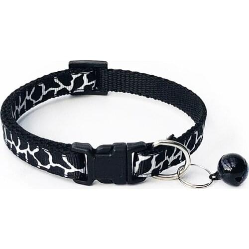 Fashion Pet Dog Cat Collar Adjustable Buckles With Bell Dog Collar Pet Accessories for Small Dog Chihuahua Bulldogs