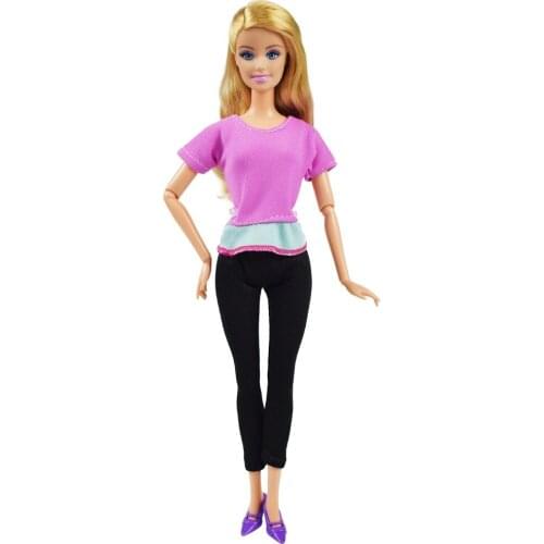 New Sports Running Suit Yoga Set Doll Clothes Accessories for 12 Inch Doll Wardrobe Pants Suit Best Girl Toys Gift #03