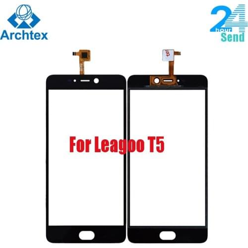 For Original Leagoo T5 Touch Screen Panel Glass Lens Digitizer Sensor for Leagoo T5 Touch TP +Tools 100% Test Stock