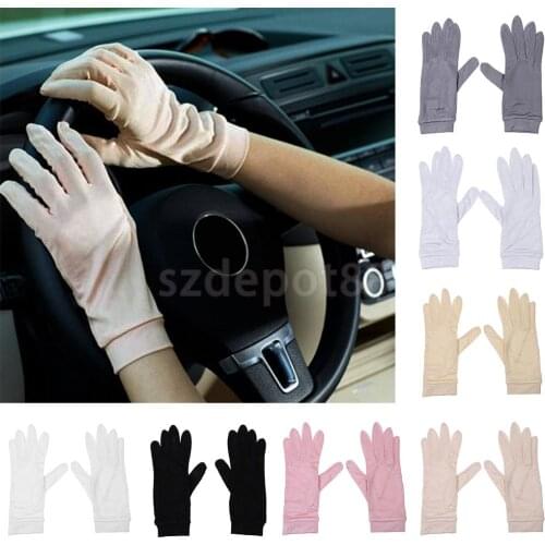Phenovo Ladies Women 100% Silk Gloves Liner Inner Thermal Skiing Driving Cycling Party Gloves