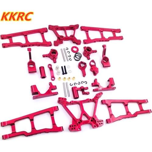 Full Set Aluminum Alloy SLASH 4X4 Metal Upgrade Chassis Parts Kit for 1/10 RC Car TRAXXAS SLASH 4X4 Truck Car