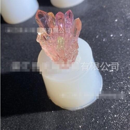 Silicone Mould Dried Flower Resin Decorative DIY mountain peak Crystal icicle Crystal cluster Type epoxy resin molds for jewelry