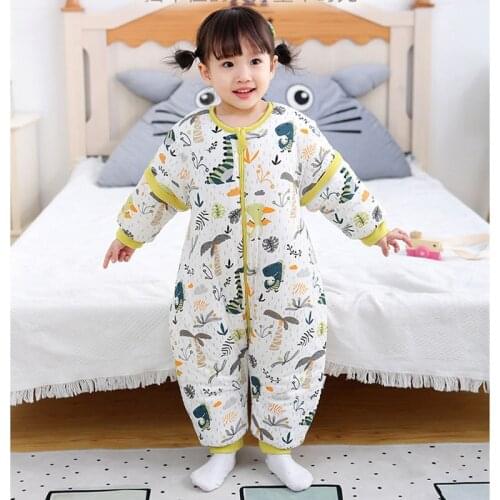 6 Months Boy Fall And Winter Newborn Baby Sleeping Bags For Men And Women Printed Sleep Bags Can Diaper changing Sleeping Bag