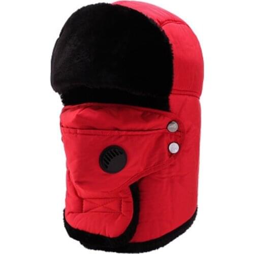 2020 Women Men Winter Bomber Hat Warm Colorful Cap Skiing Climbing Hiking Fur Cover Thermal Earflap Windproof Unisex Sports Hats