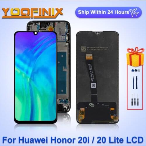 6.21"For Huawei Honor 20i LCD Display Touch Screen Digitizer Assembly Replacement Parts For Honor 20 Lite LCD HRY-LX1T Display