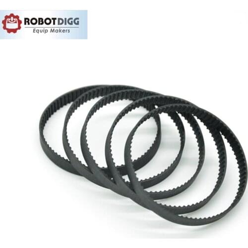 10pcs/lot, MXL Timing Belt, Closed-loop, B89MXL, 3mm 6mm width