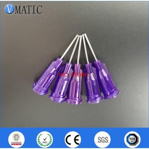 Free Shipping 100 Pcs Stainless Steel Dispensing Needles Dispenser Syringe Needle Tips 0.5'' 21G Te Dispensing Tips 1/2 Inch