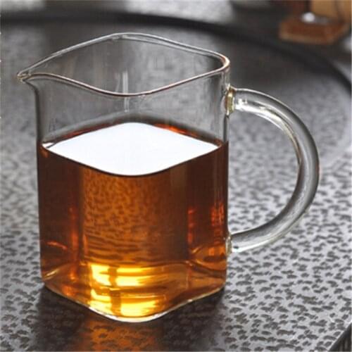 250ml Handmade Heat-Resisting Glass teapot mug,Cha hai Gongdao Teacup Fair mug,kung fu tea cups teaset gongdao bei tea cup