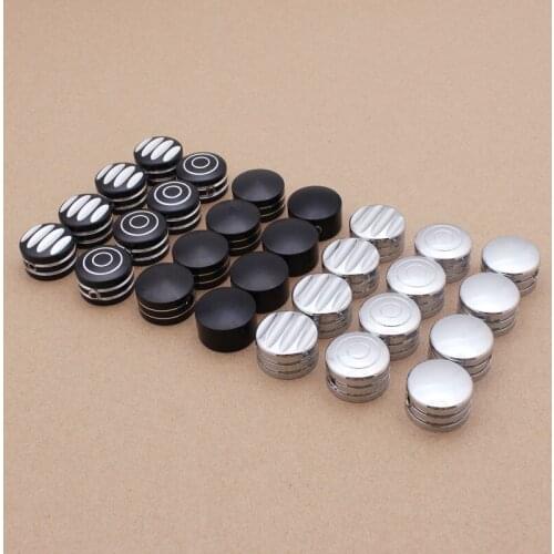 Motocross Accessories Black/Chrome Spark Plug Head Bolt Screw Cap Covers Plug For Harley Twin Cam Sportster XL883 XL1200 Evo
