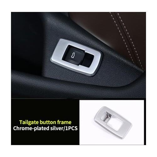 For BMW 6 series GT 2018-2019 ABS chrome Tailgate button frame 1pc