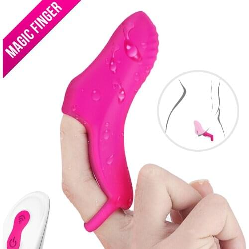 Dildo Vibrator Finger Sleeve G Spot Massage Clitoris Stimulator Flirting Sex Toy For Women Female Masturbator Vagina Sex Product