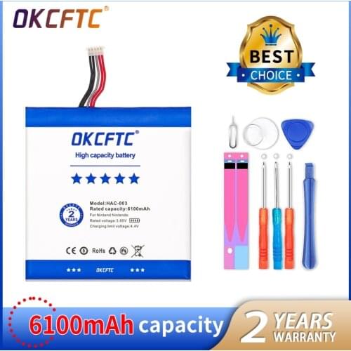 HAC-003 Battery Replacement Repair for Nintend Nitendo Switch Console 6100mAh Li-ion Rechargeable Batteries