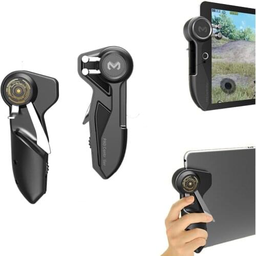 Hot Sale Mobile PUBG Game Controller For Ipad Tablet Six Finger Game Joystick Handle Aim Button L1R1 Shooter Gamepad Trigger