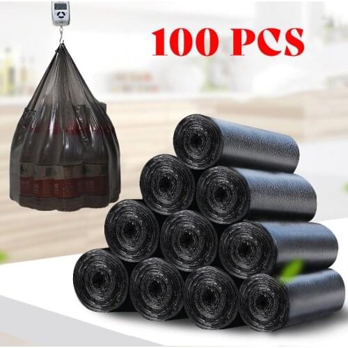 Garbage Bag Compartmental Vest Storage Household Kitchen Disposable Color Roll Packing Environmentally Friendly Wet And Dry