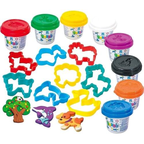 Sunman Playgo Play Dough Set Mini Cylinder 8 Paste